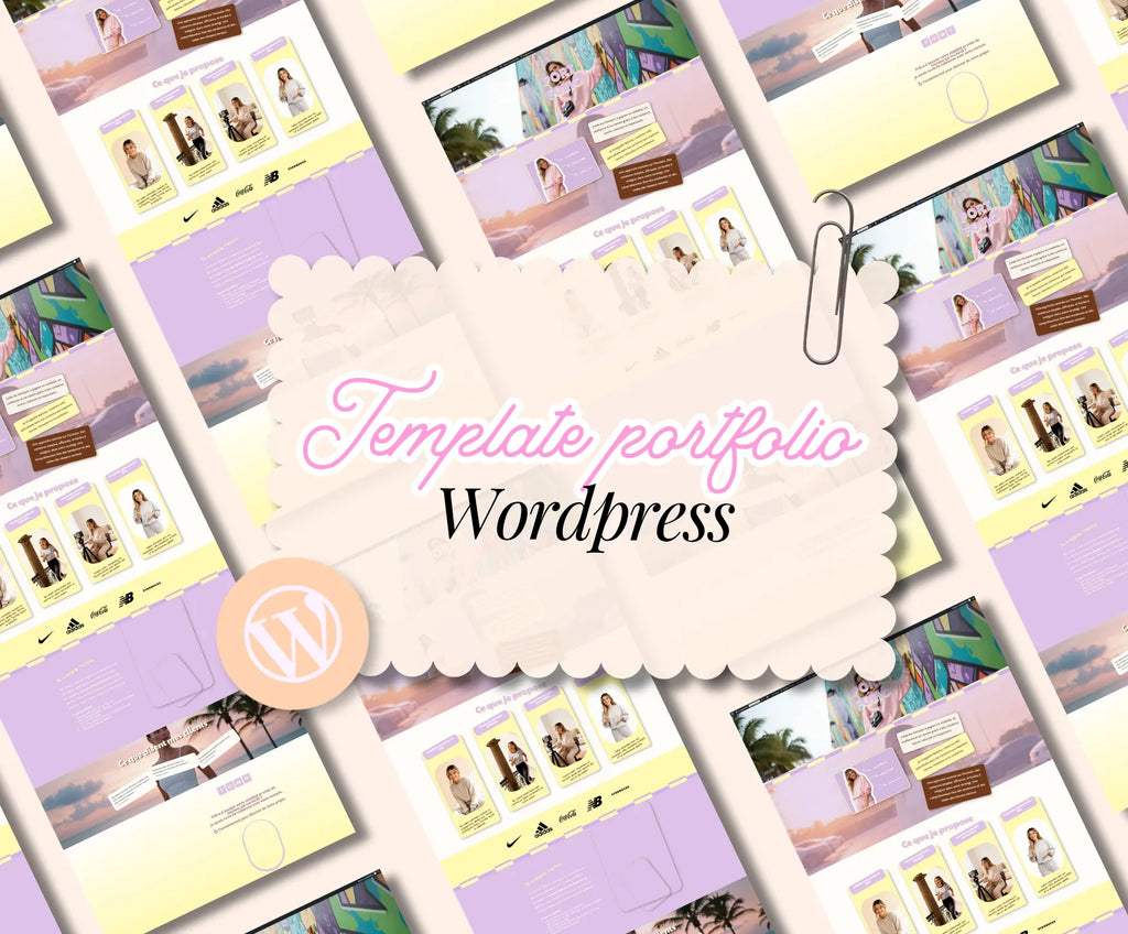 Page portfolio wordpress
