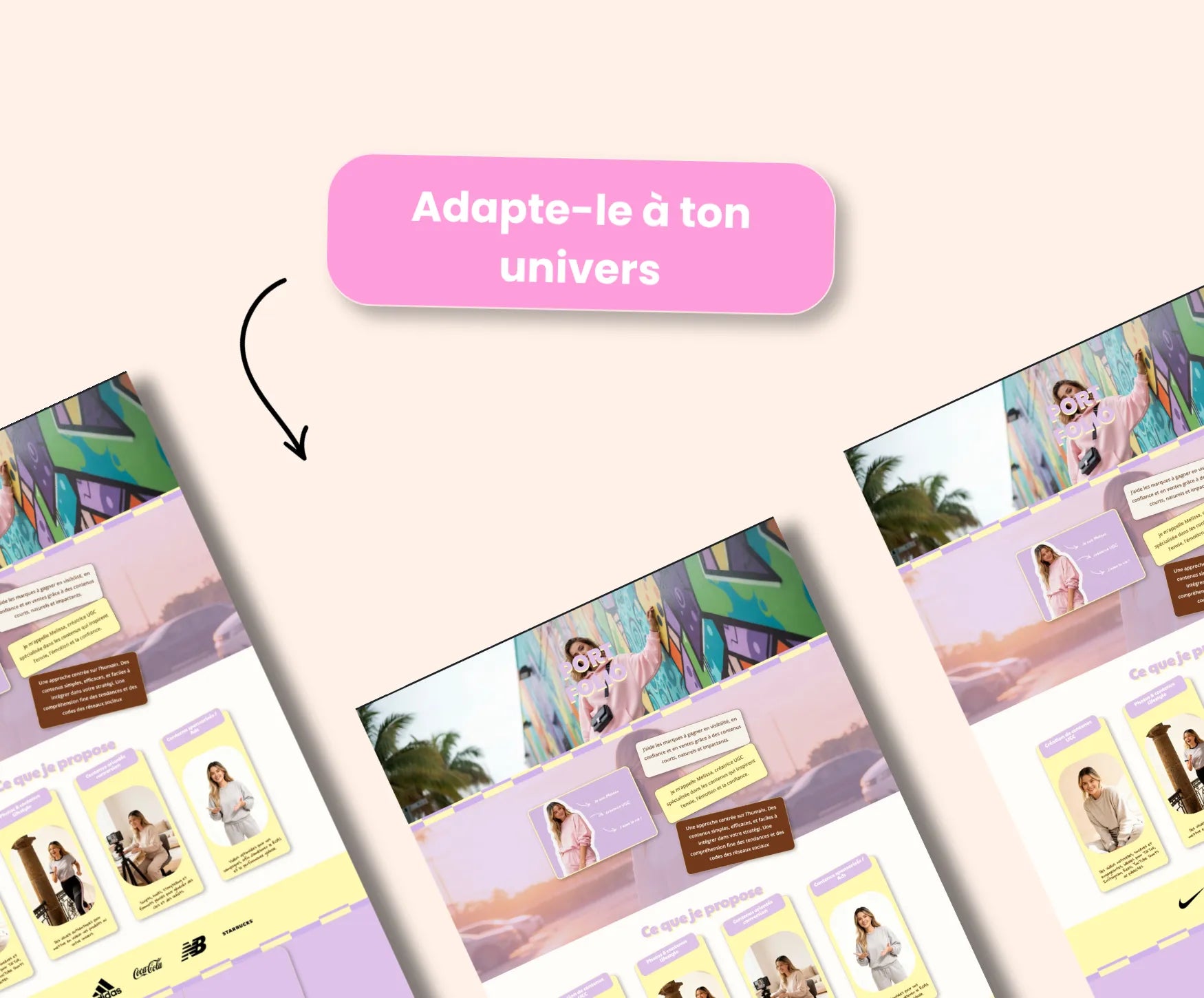 Page portfolio wordpress