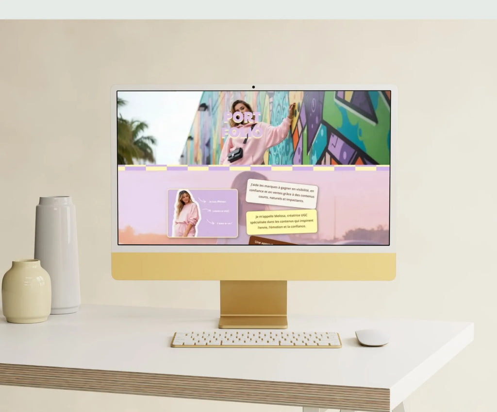 Page portfolio wordpress