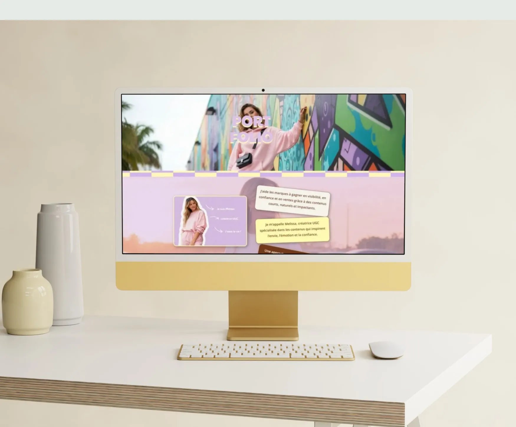 Page portfolio wordpress