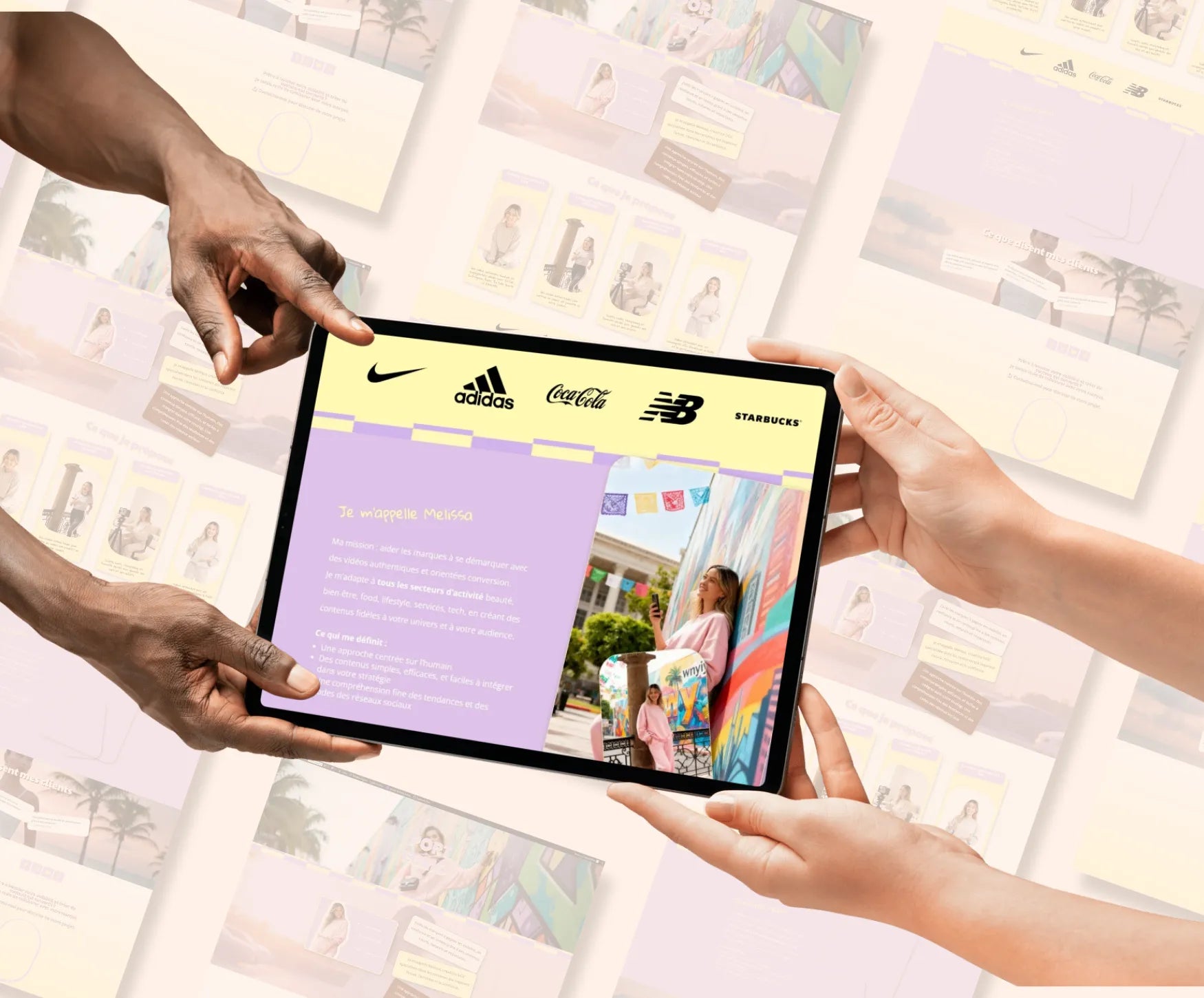 Page portfolio wordpress