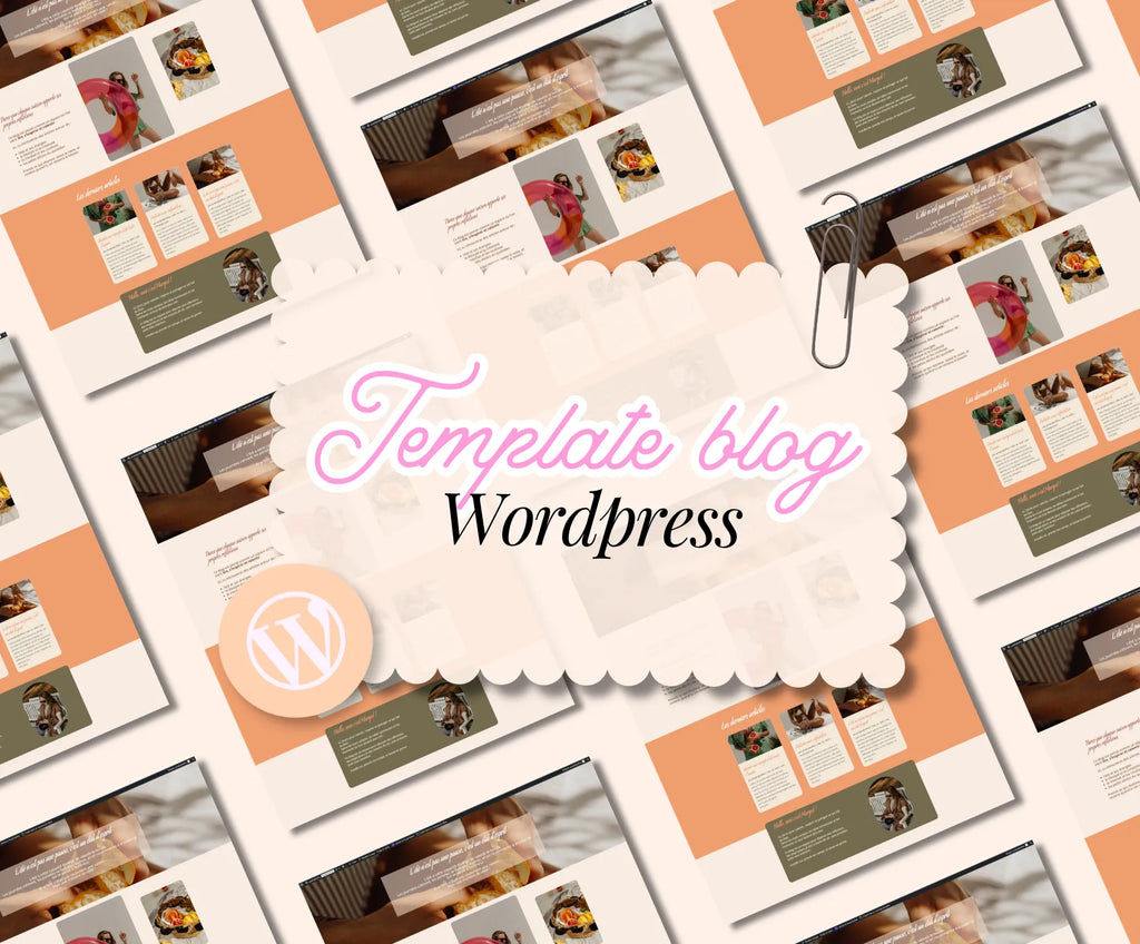 Template Blog wordpress