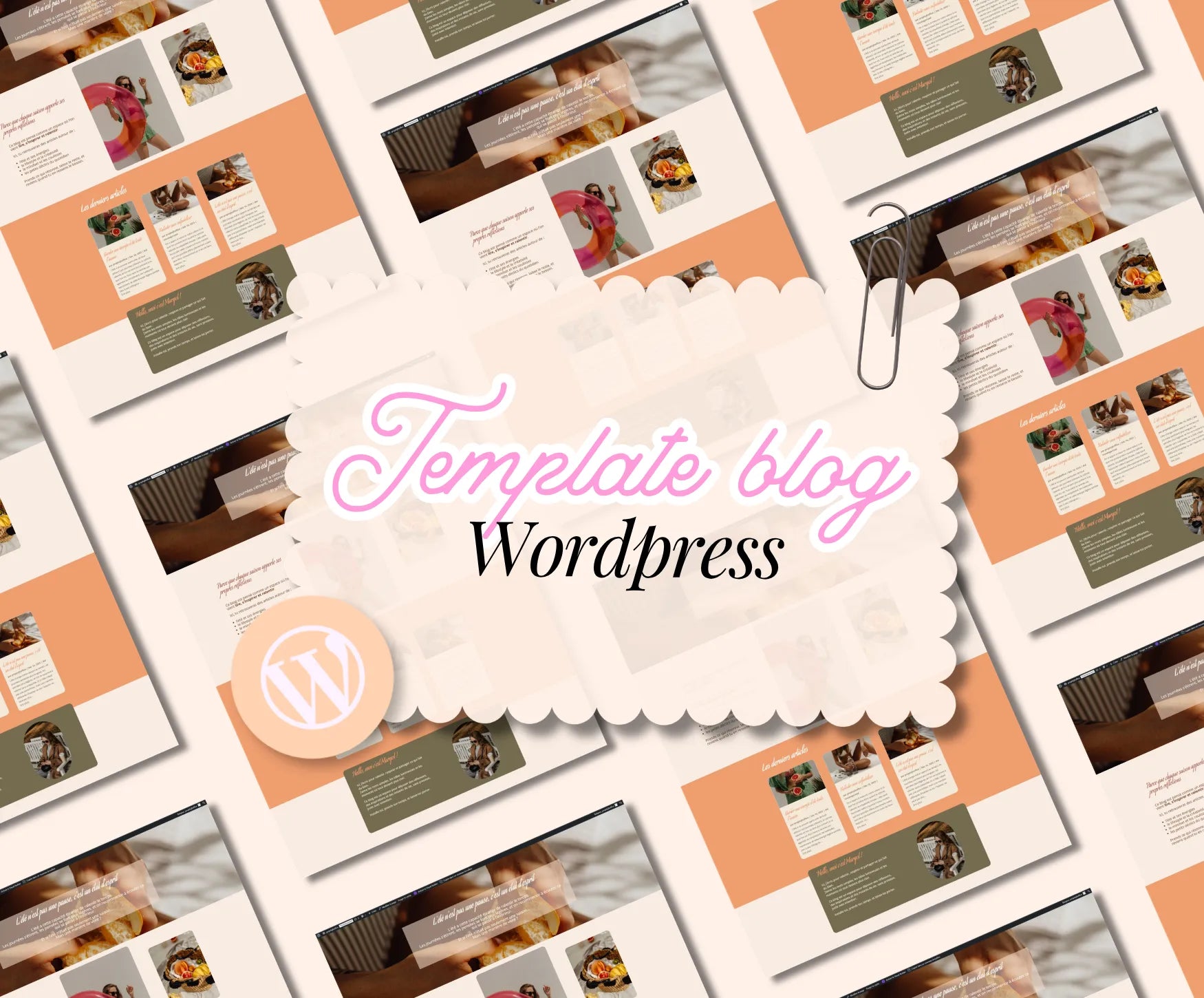 Template Blog wordpress